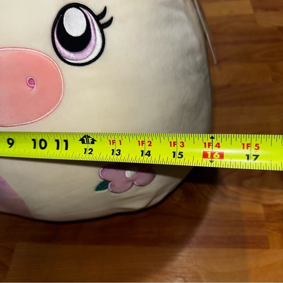 Squishmallow Kalina the Cow 16” Cream w Tie Dye Easter Stuffed Animal Plush - Picture 15 of 15